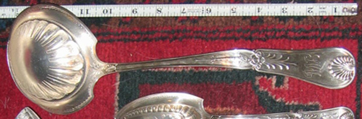 Kings I (Sterling, 1875) Solid Soup Ladle by Gorham Silver-1