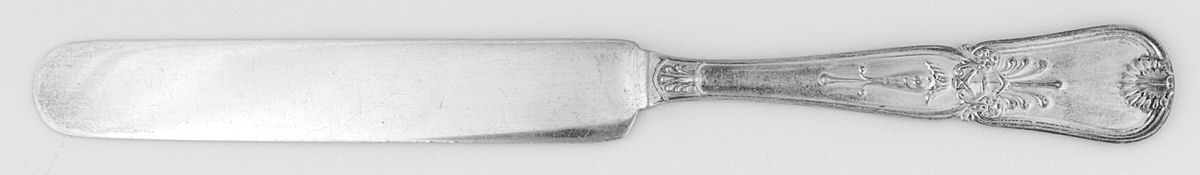 Kings I (Sterling, 1875) Solid Dessert/Tea Knife by Gorham Silver-1