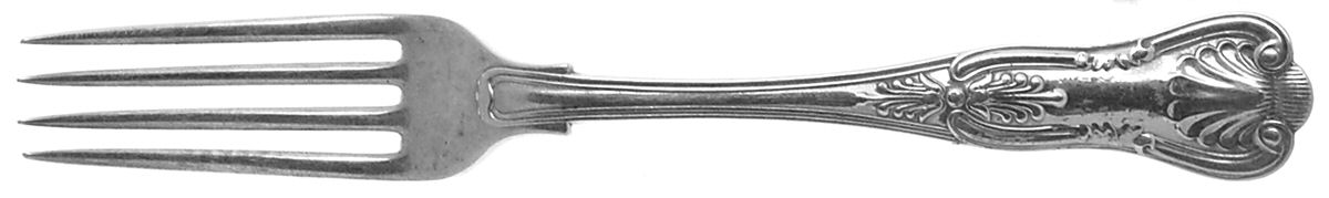 Kings II (Sterling, 1885) Fork by Gorham Silver-1