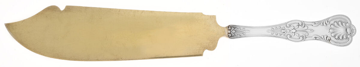 Kings III (Sterling, 1885) Large Solid Ice Cream Slicer by Gorham Silver-1