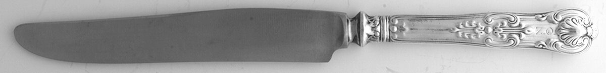 Kings III (Sterling, 1885) New French Hollow Knife with Bolster by Gorham Silver-1