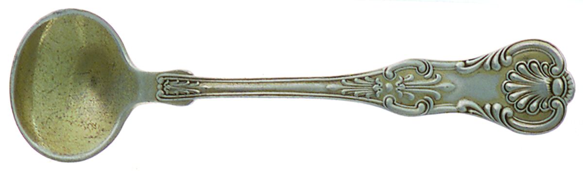 Kings III (Sterling, 1885) Master Salt Spoon by Gorham Silver-1