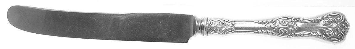 Kings III (Sterling, 1885) Old French Hollow Knife with Bolster by Gorham Silver-1