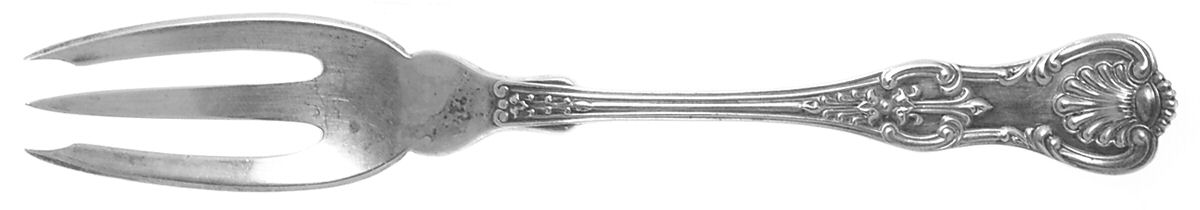 Kings III (Sterling, 1885) Individual Salad Fork by Gorham Silver-1