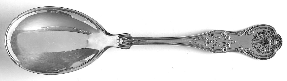 Kings III (Sterling, 1885) Preserve Spoon by Gorham Silver-1