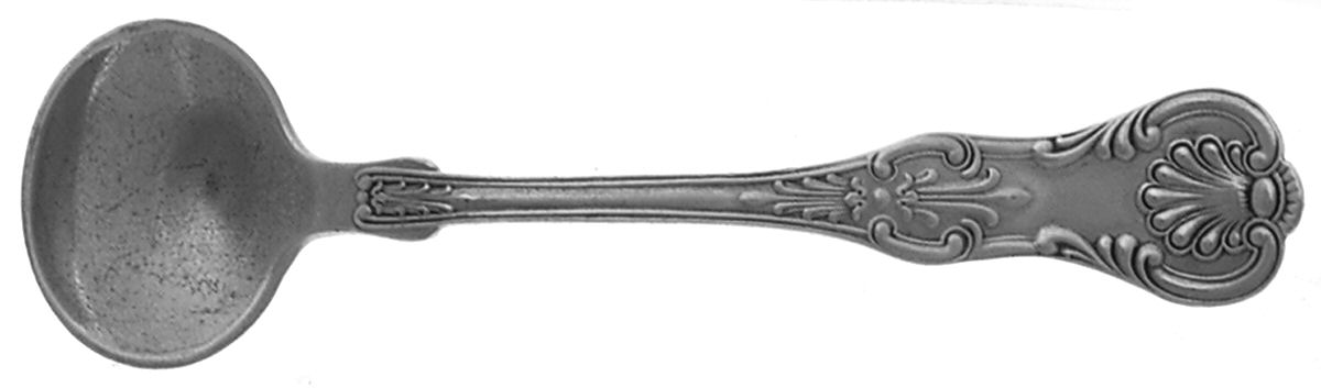 Kings III (Sterling, 1885) Master Salt Spoon by Gorham Silver-1