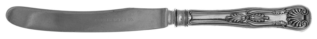 Kings (Silverplate, 1890) Orange Knife with Silverplate Blade by Gorham Silver-1