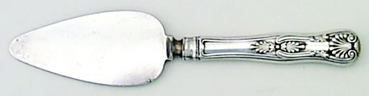 Kings (Silverplate, 1890) Cheese Server with Silverplate Blade by Gorham Silver-1