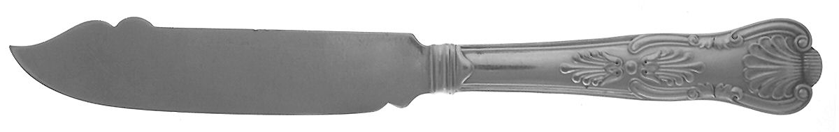 Kings (Silverplate, 1890) Individual Solid Fish Knife by Gorham Silver-1
