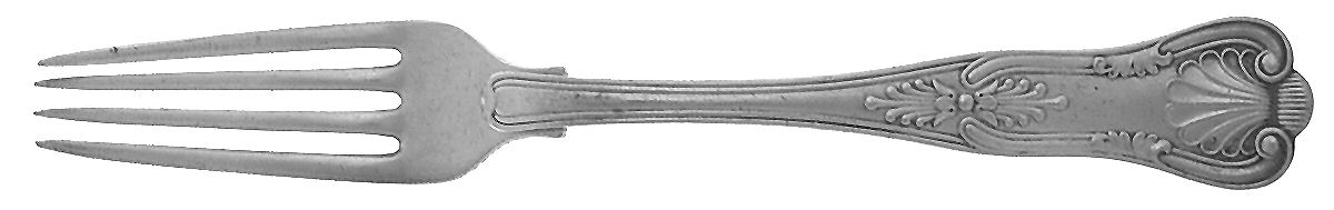 Kings (Silverplate, 1890) Fork by Gorham Silver-1