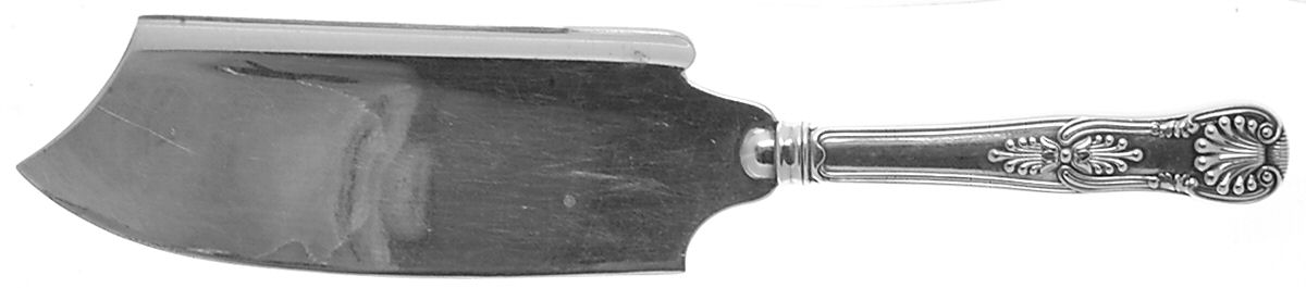 Kings (Silverplate, 1890) Fish Server with Silverplate Blade by Gorham Silver-1