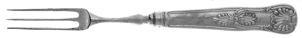 Kings (Silverplate, 1890) Individual Silverplate Prong Bird Fork by Gorham Silver-1
