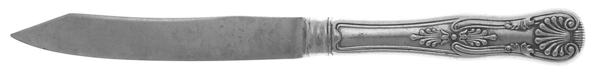 Kings (Silverplate, 1890) Individual Fruit Knife with Silverplate Blade by Gorham Silver-1