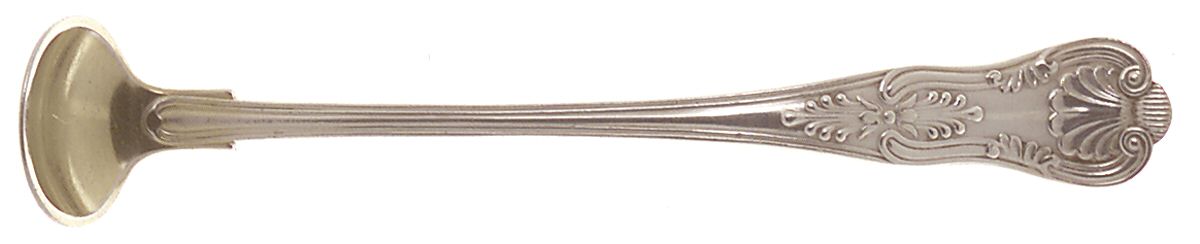 Kings (Silverplate, 1890) Mustard Spoon by Gorham Silver-1
