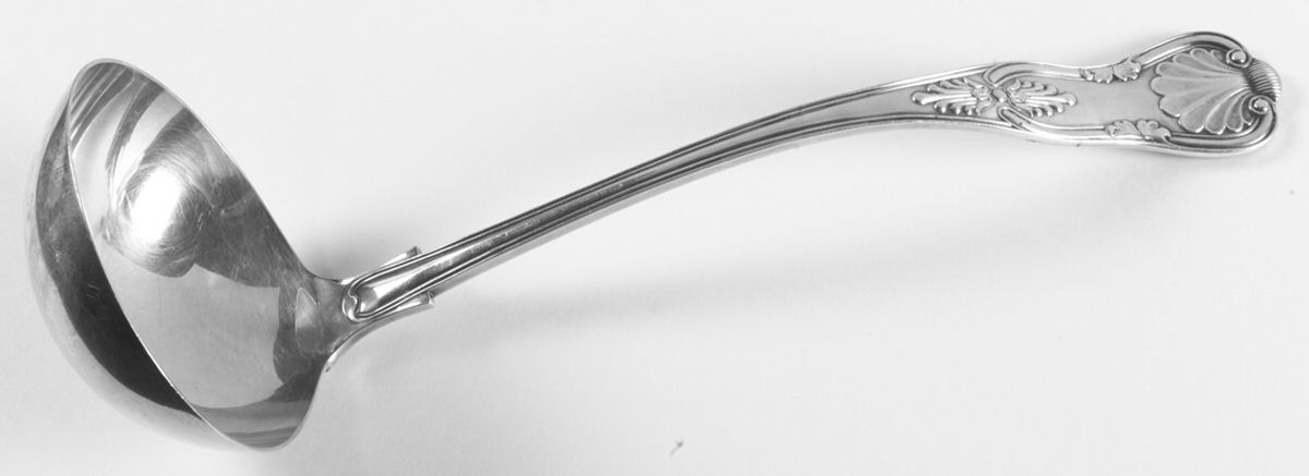 Kings (Silverplate, 1890) Solid Soup Ladle by Gorham Silver-1