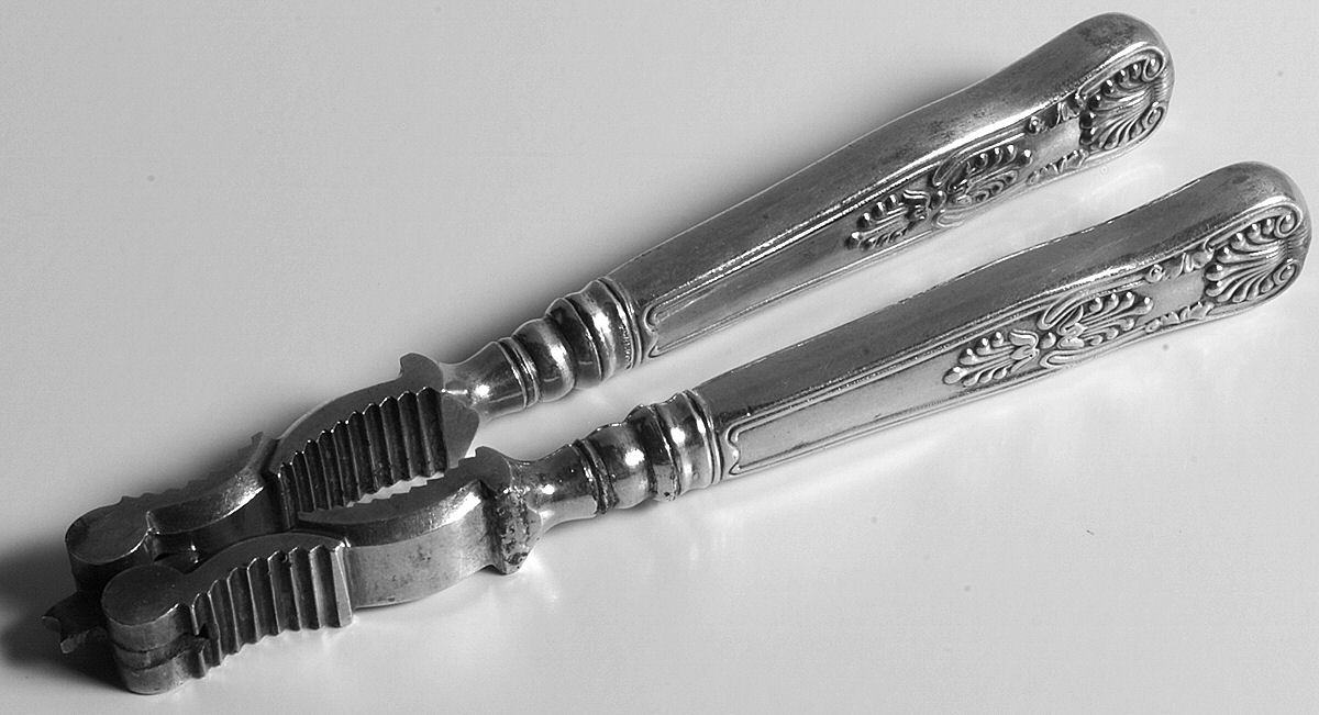 Kings (Silverplate, 1890) Silverplate Grip Nut Cracker by Gorham Silver-1