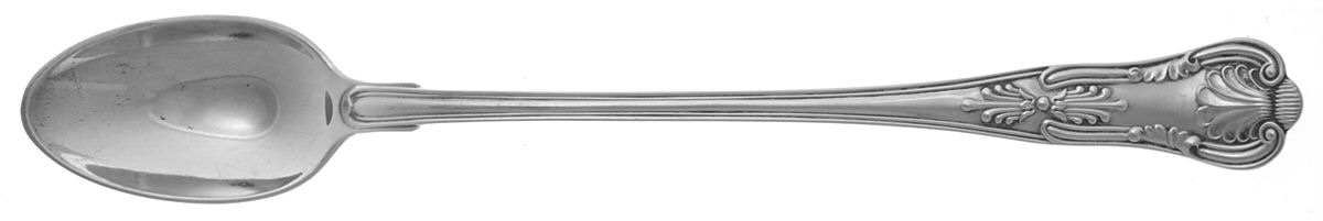 Kings (Silverplate, 1890) Iced Tea Spoon by Gorham Silver-1