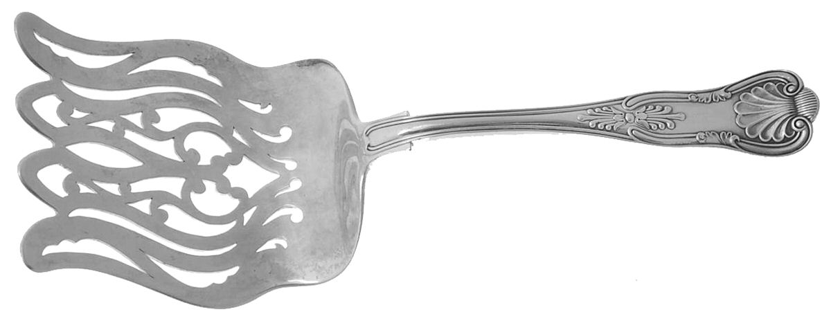 Kings (Silverplate, 1890) Solid Asparagus Server by Gorham Silver-1