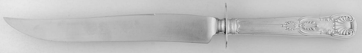 Kings (Silverplate, 1890) Large Stainless Blade Roast Carving Knife by Gorham Silver-1