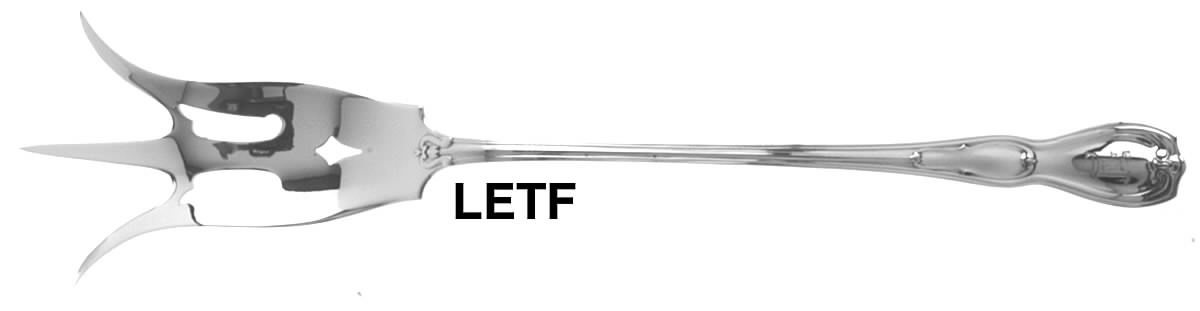 La Modele (Sterling, 1909) Large Lettuce Serving Fork by Gorham Silver-1