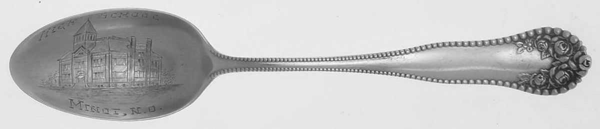 Lancaster (Sterling, 1897, No Monograms) Souvenir Spoon (Five O'Clock) by Gorham Silver-1