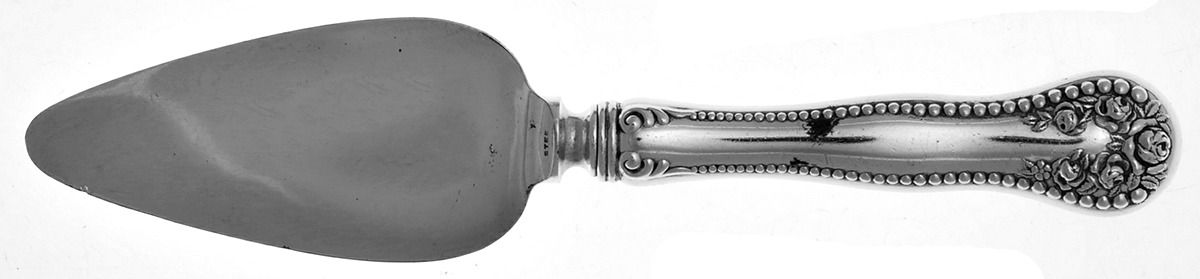Lancaster (Sterling, 1897, No Monograms) Cheese Server with Silverplate Blade by Gorham Silver-1