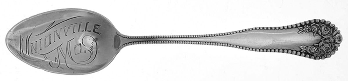 Lancaster (Sterling, 1897, No Monograms) Souvenir Spoon (Five O'Clock) by Gorham Silver-1