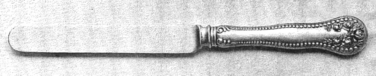 Lancaster (Sterling, 1897, No Monograms) Youth/Tea Knife with Stainless Blade by Gorham Silver-1