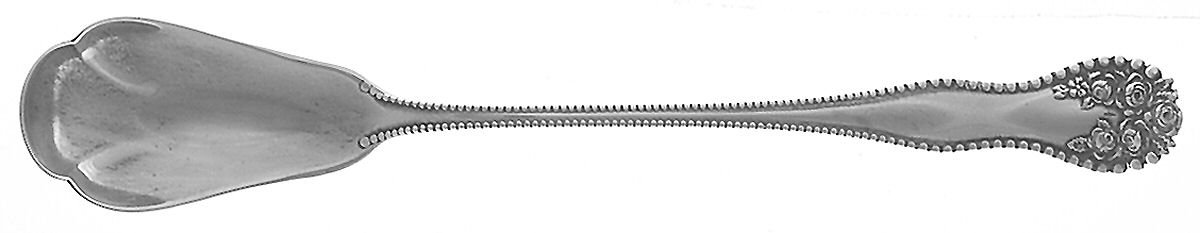 Lancaster (Sterling, 1897, No Monograms) Large Horseradish Serving Spoon by Gorham Silver-1