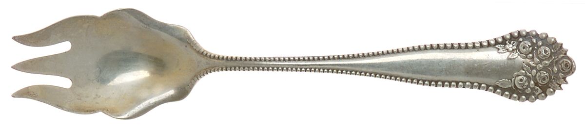 Lancaster (Sterling, 1897, No Monograms) Ice Cream Fork by Gorham Silver-1