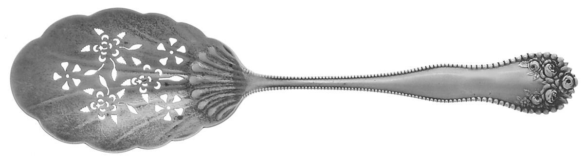 Lancaster (Sterling, 1897, No Monograms) Ice Serving Spoon Small by Gorham Silver-1