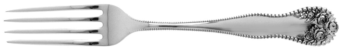 Lancaster (Sterling, 1897, No Monograms) Fork by Gorham Silver-1
