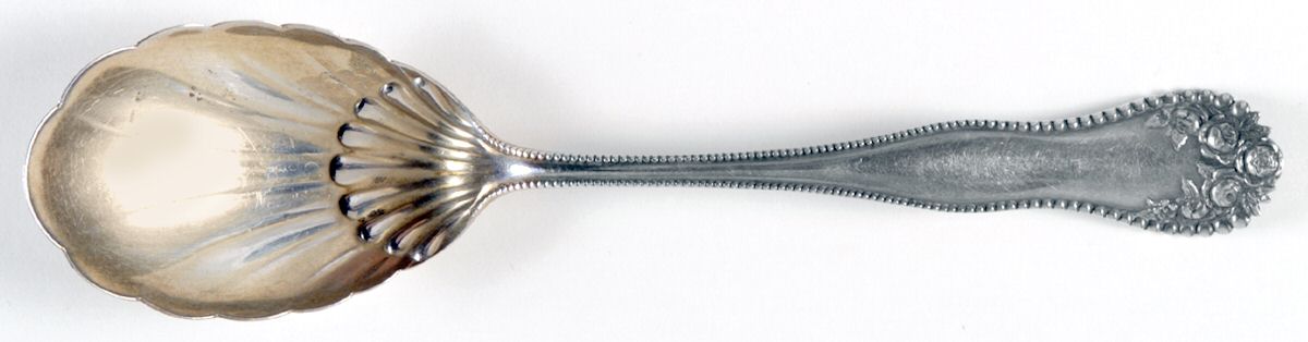 Lancaster (Sterling, 1897, No Monograms) Large Jelly Spoon by Gorham Silver-1