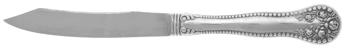 Lancaster (Sterling, 1897, No Monograms) Individual Fruit Knife with Silverplate Blade by Gorham Silver-1