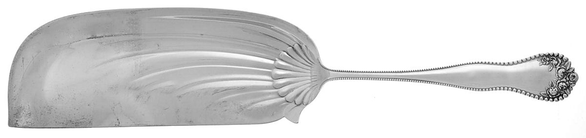 Lancaster (Sterling, 1897, No Monograms) Large Flat Handle Crumb Knife/Crumber by Gorham Silver-1