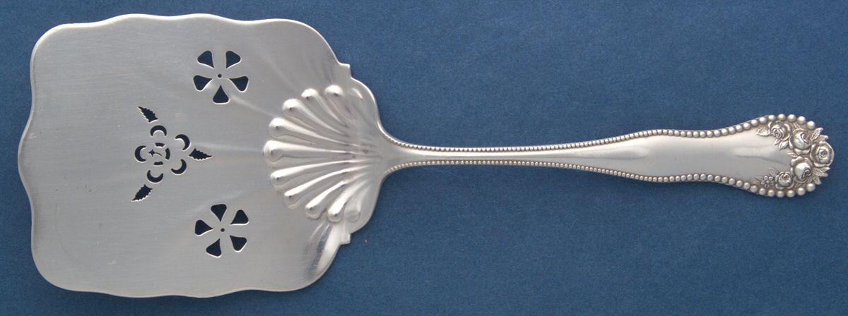 Lancaster (Sterling, 1897, No Monograms) Solid Pierced Waffle Server by Gorham Silver-1