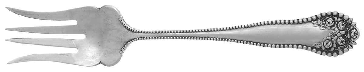 Lancaster (Sterling, 1897, No Monograms) Medium Chipped Beef Fork by Gorham Silver-1