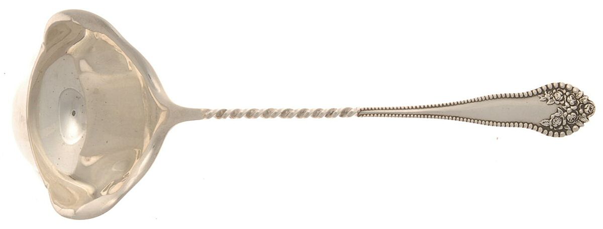 Lancaster (Sterling, 1897, No Monograms) Bouillon Ladle by Gorham Silver-1