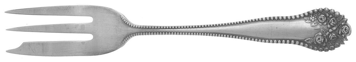 Lancaster (Sterling, 1897, No Monograms) Individual Pie Fork by Gorham Silver-1