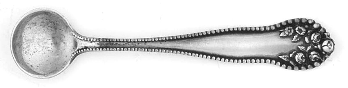 Lancaster (Sterling, 1897, No Monograms) Individual Salt Spoon by Gorham Silver-1