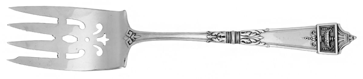 Lansdowne (Sterling, 1917) Small Solid Cold Meat Serving Fork by Gorham Silver-1
