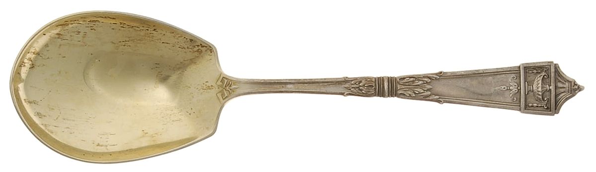 Lansdowne (Sterling, 1917) Solid Salad Serving Spoon by Gorham Silver-1