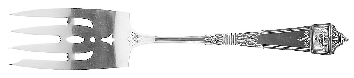 Lansdowne (Sterling, 1917) Medium Solid Cold Meat Serving Fork by Gorham Silver-1