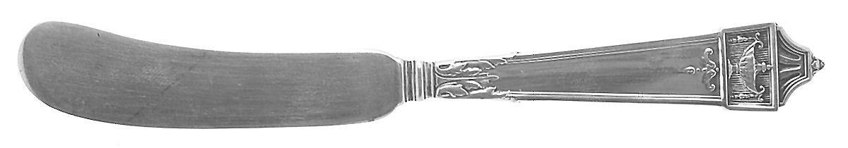 Lansdowne (Sterling, 1917) Flat Handle Butter Spreader by Gorham Silver-1