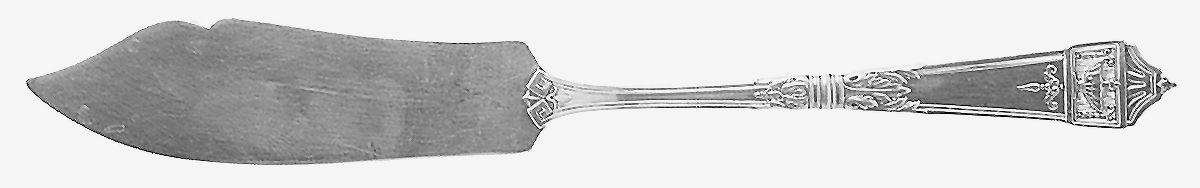 Lansdowne (Sterling, 1917) Flat Handle Master Butter Knife by Gorham Silver-1