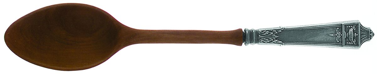 Lansdowne (Sterling, 1917) Salad Serving Spoon with Wooden Bowl by Gorham Silver-1