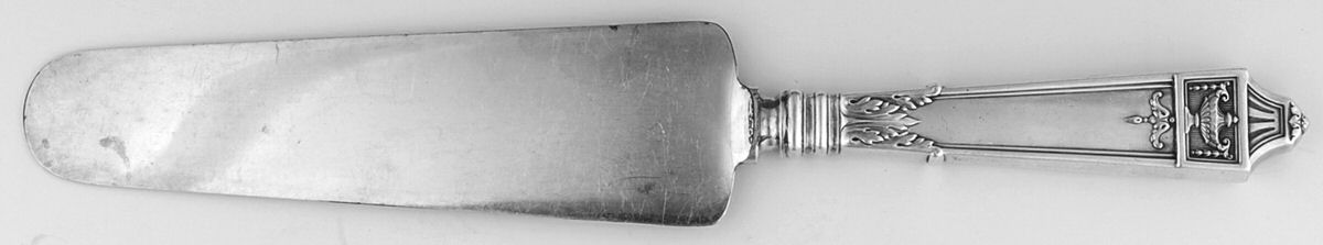Lansdowne (Sterling, 1917) Cake Knife with Silverplate Blade by Gorham Silver-1