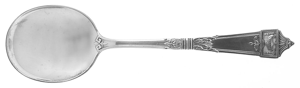 Lansdowne (Sterling, 1917) Round Bowl Soup Spoon (Cream Soup) by Gorham Silver-1