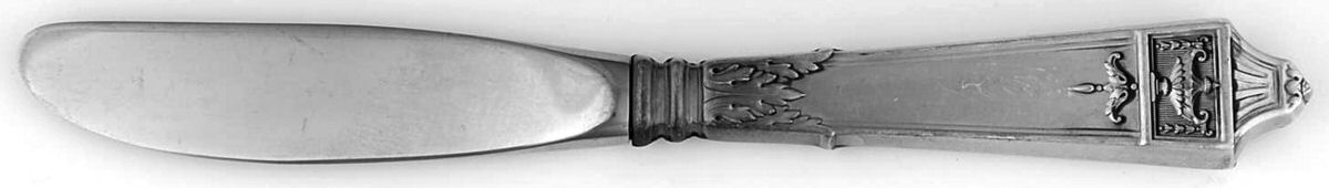 Lansdowne (Sterling, 1917) Modern Hollow Butter Spreader (Stainless) by Gorham Silver-1
