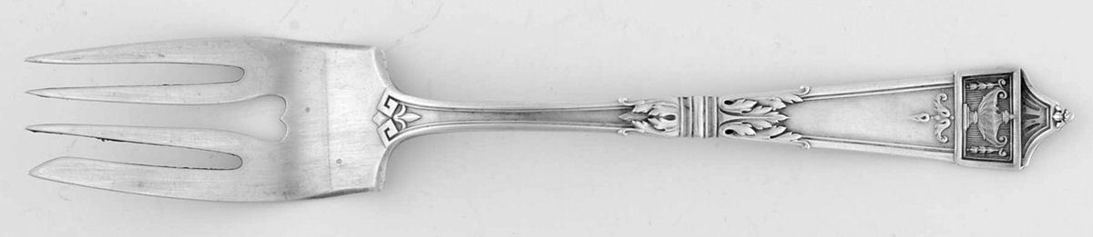 Lansdowne (Sterling, 1917) Large Individual Solid Fish/Salad Fork by Gorham Silver-1